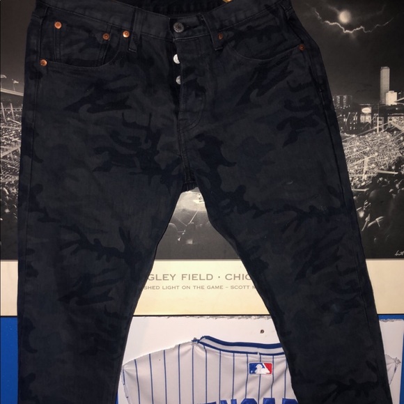 Levi's Other - Limited edition navy camo levis